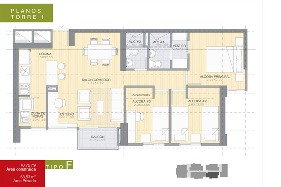 Apto 70 -MultiHomes